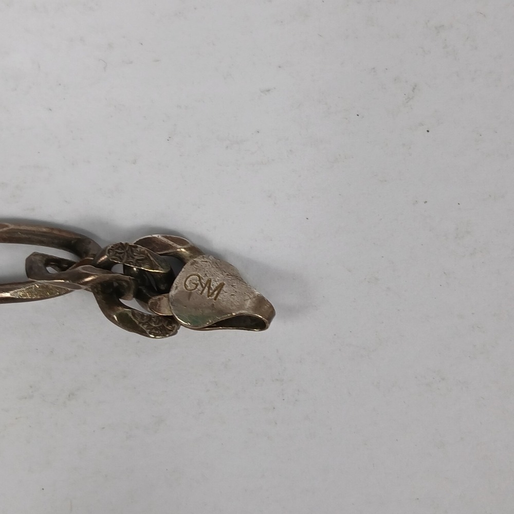 Vintage Italy GM Link Chain Necklace 925 Sterling Silver 34g - Picture 7 of 8